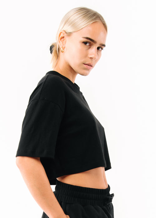 WOMEN'S CROPPED T-SHIRT - ORGANIC COTTON